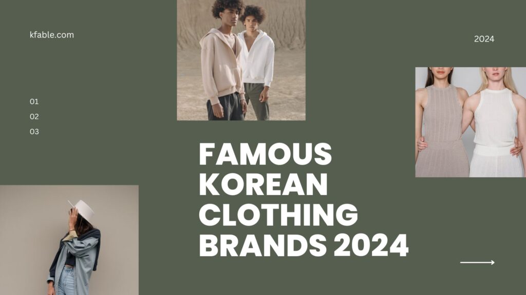 Famous Korean clothing brands 2024